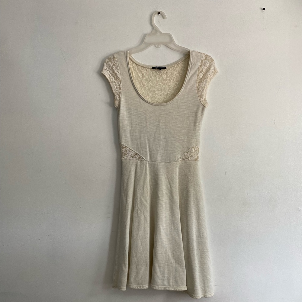 Off-white American eagle dress, size XS, lace detailing